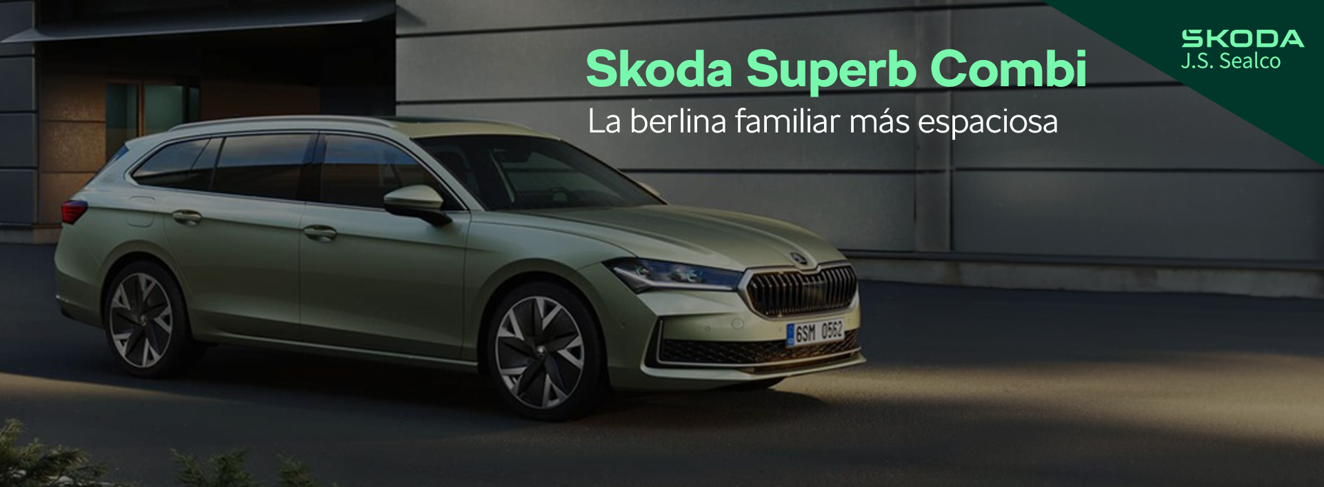 SKODA SUPERB COMBI BANNER